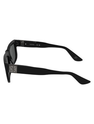 Солнцезащитные очки Calvin Klein Modified Rectangle Sunglasses, цвет: Чёрный — фото 2