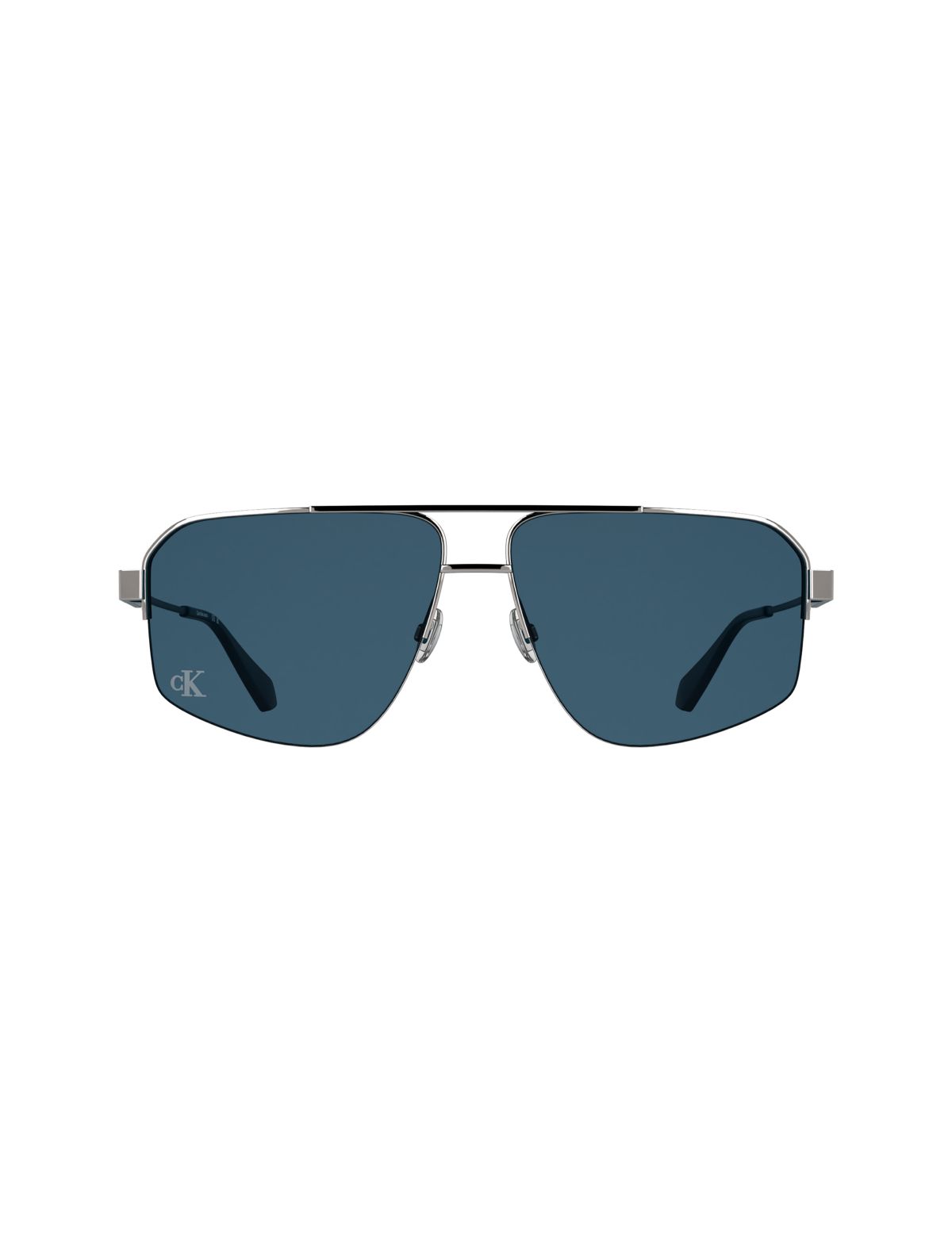 Modified Rectangle Metal Sunglasses