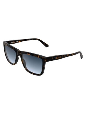 Солнцезащитные очки Calvin Klein Modified Rectangle Sunglasses, цвет: Тёмный гавана — фото 2