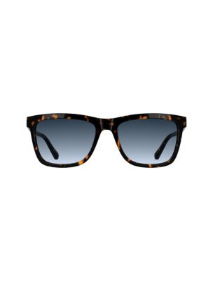 Солнцезащитные очки Calvin Klein Modified Rectangle Sunglasses, цвет: Тёмный гавана