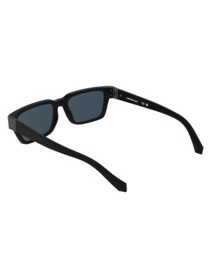Мужские солнцезащитные очки Calvin Klein Rectangle Sunglasses, цвет: Чёрный — фото 3