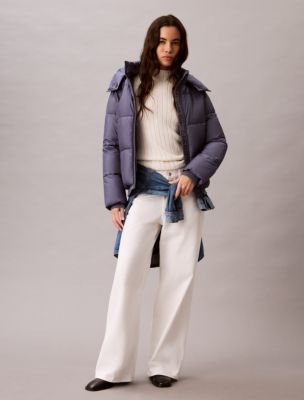 Женская куртка Calvin Klein Short Puffer, цвет: Grisaille — фото 2