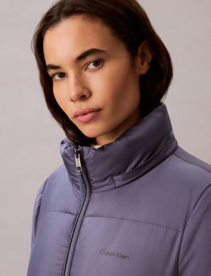 Женская куртка Calvin Klein Short Puffer, цвет: Grisaille — фото 3