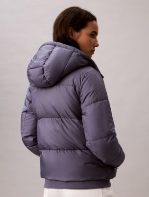 Женская куртка Calvin Klein Short Puffer, цвет: Grisaille — фото 4