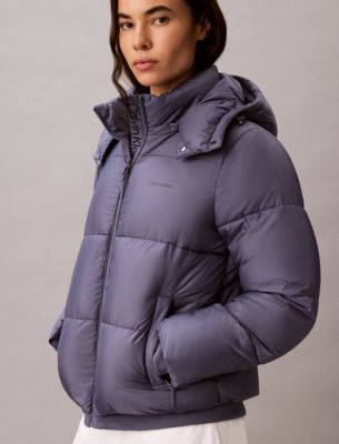 Женская куртка Calvin Klein Short Puffer, цвет: Grisaille — фото 5