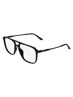 Женские очки Calvin Klein Rounded Navigator Glasses, цвет: Прозрачный шалфейный — фото 3