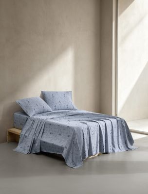 Calvin Klein Wildflower 300 Thread Count Cotton Sateen 4 Piece Sheet Sets
