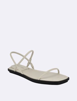 Sandales prue pour femmes, lait