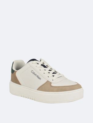Men's Kiko Colorblock Sneaker, Taupe / Dark Green