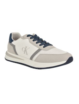 Men's Picio Monogram Logo Sneaker, Light Grey