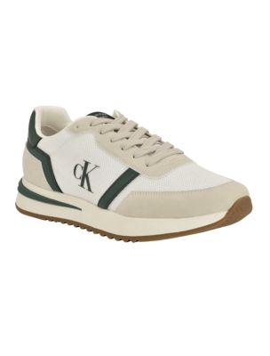 Men's Picio Monogram Sneaker, Light Pine