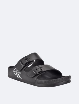 Men's Zion Double Strap Slide Sandal, Black