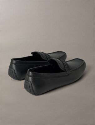 Мужские лоферы-мокасины Calvin Klein Oliver для вождения, цвет: Чёрный — фото 3