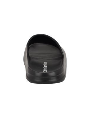 Мужские шлепанцы Calvin Klein с монограммой и логотипом, цвет: Чёрный — фото 3