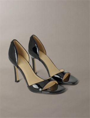 Women's Aileen Open Toe Heel, Black