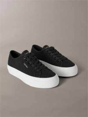 Calvin Klein Women's Women's Brazini Sneaker - Black - 6