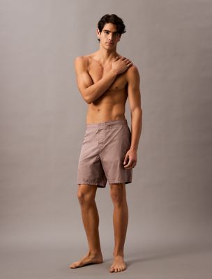 Solid 7" Swim Shorts, Cinder