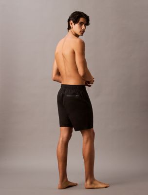 Мужские шорты Calvin Klein Solid 7" Swim Shorts, цвет: Чёрный — фото 4