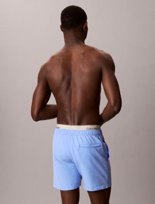 Мужские шорты Calvin Klein Logo Waistband Swim Shorts — фото 3