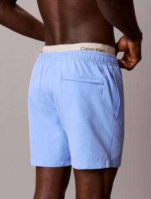 Мужские шорты Calvin Klein Logo Waistband Swim Shorts — фото 4