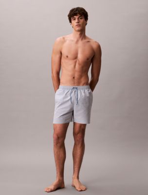 Seersucker Swim Shorts, Liberty Blue/ White