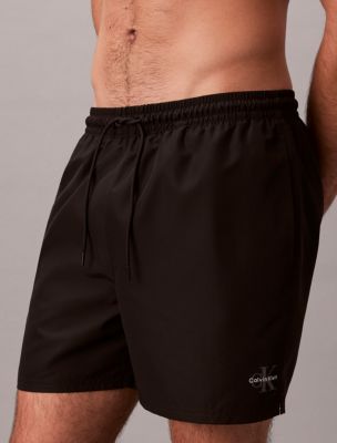 Мужские шорты Calvin Klein Icon Logo Drawstring 5" Swim Shorts, цвет: Чёрный — фото 2