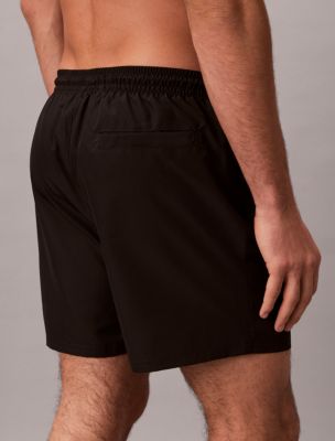 Мужские шорты Calvin Klein Icon Logo Drawstring 5" Swim Shorts, цвет: Чёрный — фото 5
