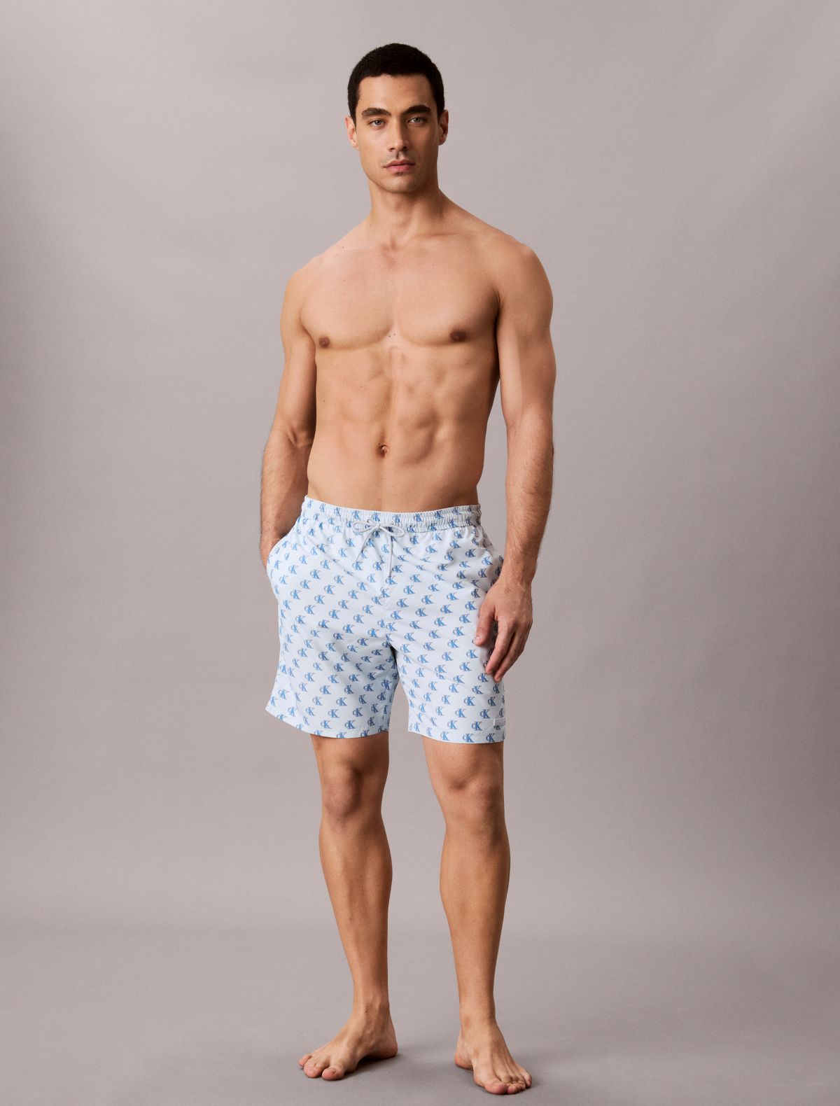 Icon Logo Drawstring 7" Swim Shorts