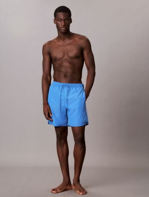 Icon Logo Drawstring 7" Swim Shorts, Poseidon Blue
