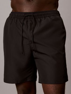 Мужские шорты Calvin Klein Icon Logo Drawstring 7" Swim Shorts, цвет: Чёрный, вариант 1 — фото 3