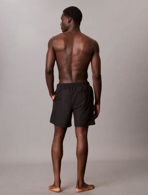 Мужские шорты Calvin Klein Icon Logo Drawstring 7" Swim Shorts, цвет: Чёрный, вариант 1 — фото 6