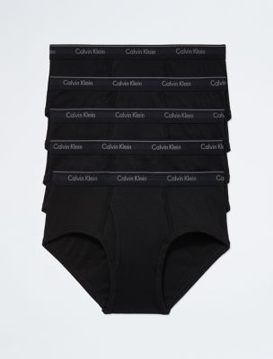 Cotton Classics 5-Pack Brief, 5 Black