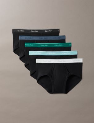 Cotton Classics 5-Pack Brief, Black Multi