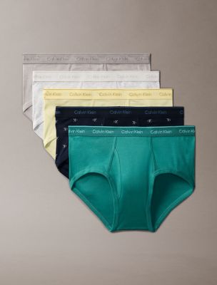 Cotton Classics 5-Pack Brief, Lovely Teal / Shoreline / Garden / Snow Heather / Ash