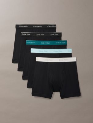 Cotton Classics 5-Pack Boxer Brief, Black w/Niagara Falls Multi WBs
