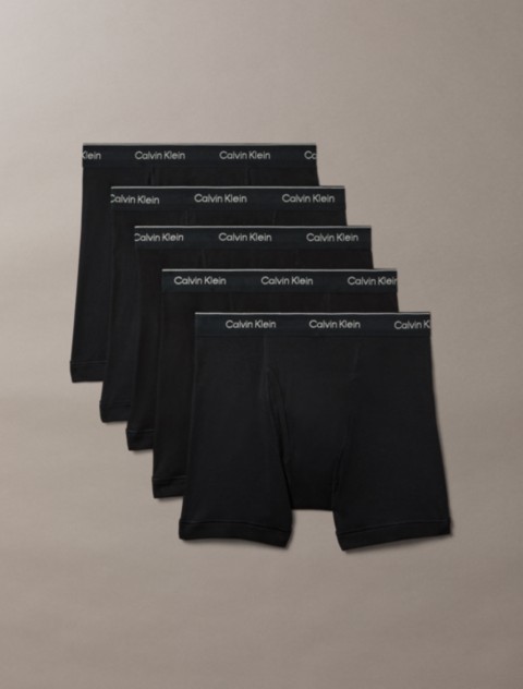 Трусы-боксеры Classics для мужчин, хлопок, 5 шт. — Calvin Klein