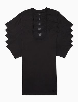Cotton Classics 5-Pack Crewneck T-Shirt, 5 Black