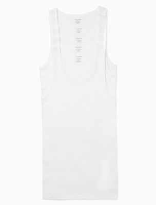 Cotton Classics 5-Pack Tank Top, 5 White