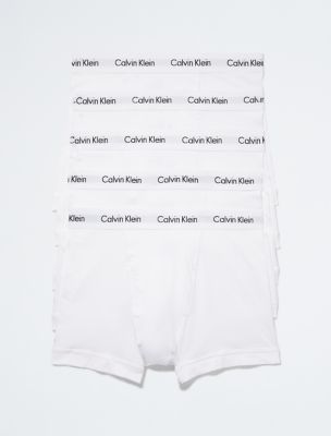 Cotton Stretch 5-Pack Trunk, Classic White