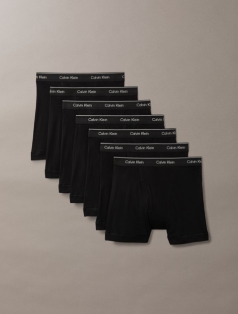 Трусы-боксеры Classics для мужчин, хлопок, 7 шт. — Calvin Klein