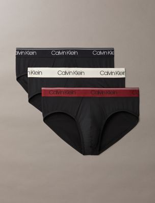 Micro Stretch 3-Pack Hip Brief, Black / Syrah / Cocoon