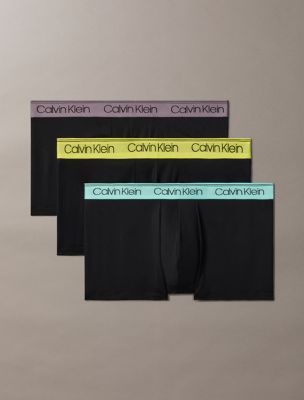 Micro Stretch 3-Pack Low Rise Trunk, Black / Beau Blue / Foggy Mauve / Sahara Sun