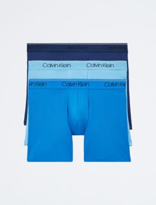 Micro Stretch 3-Pack Boxer Brief, Blue Multi
