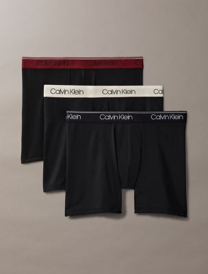 Micro Stretch 3-Pack Boxer Brief, Black / Syrah / Cocoon