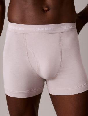 Бельё для мужчин, хлопок, стрейч, 3 шт. — Calvin Klein, цвет: Синий разноцветный — фото 4