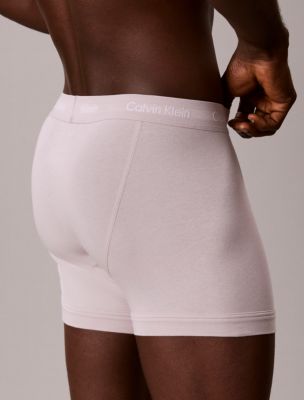 Бельё для мужчин, хлопок, стрейч, 3 шт. — Calvin Klein, цвет: Синий разноцветный — фото 6