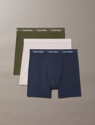 Cotton Stretch 3-Pack Boxer Brief, Blue Nights Multi