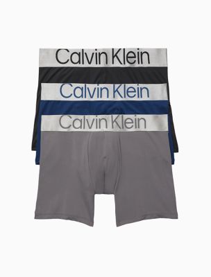 Reconsidered Steel Micro 3-Pack Boxer Brief, Black/Grey Sky/Lake Crest
