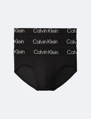 Ultra-Soft Modern 3-Pack Hip Brief, Black
