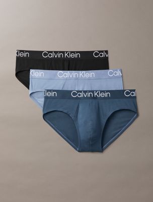 Ultra-Soft Modern 3-Pack Hip Brief, Black / Troposphere / Hemisphere Blue